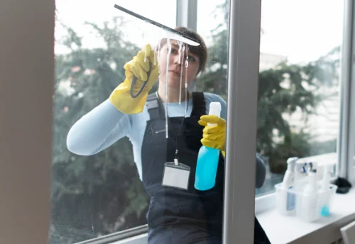 Nettoyage de vitres intérieures et extérieures à Lescure